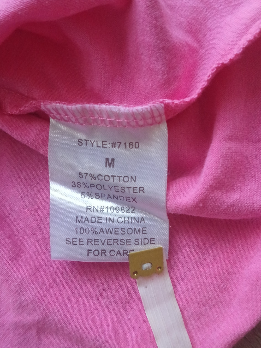 Natural Uniforms Pink Long Sleeve Top Women’s Medium Luxe Stretch Soft Basic Tee - Picture 7 of 10